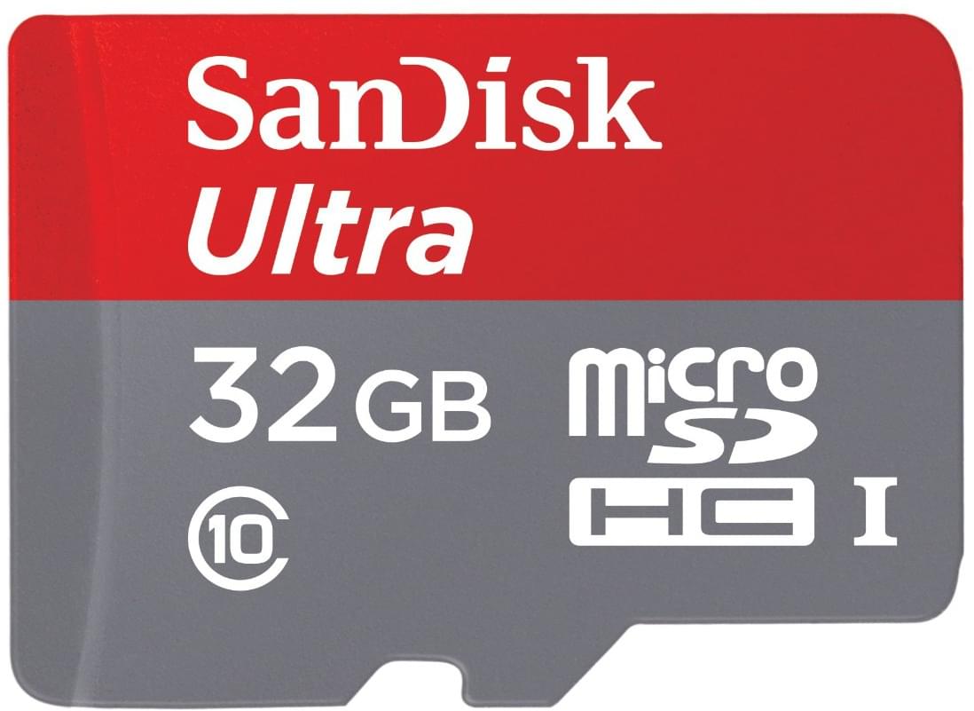 SanDisk Ultra Micro SDHC 32GB 80mb/s (❌Kan nageleverd worden)