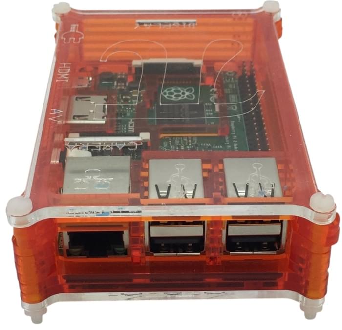 SOS Behuizing Oranje voor Raspberry PI 3B(+)