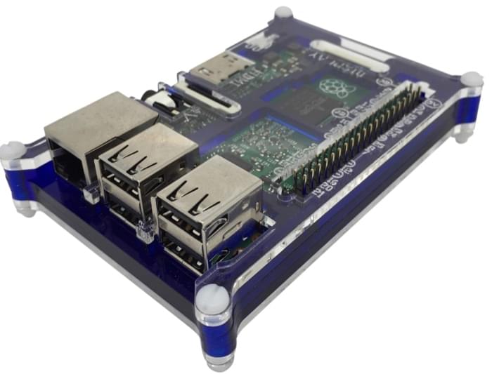 SOS Behuizing Nassaus Blauw CABRIO voor Raspberry PI 3B(+)