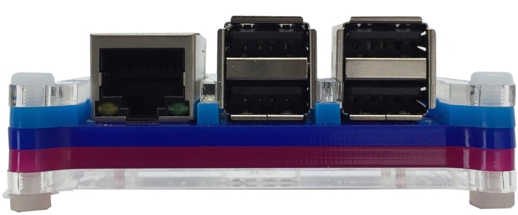 SOS Behuizing Regenboog CABRIO voor Raspberry PI 3B(+)