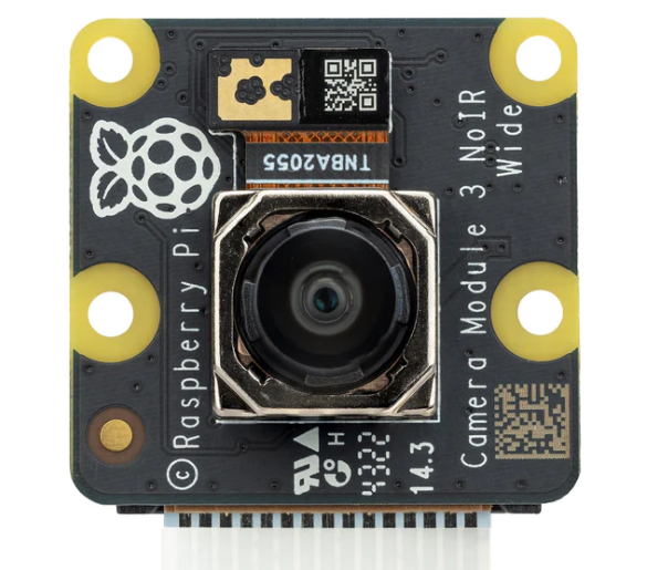Raspberry Pi Camera Module 3 NoIR Wide Angle (❌Kan nageleverd worden)