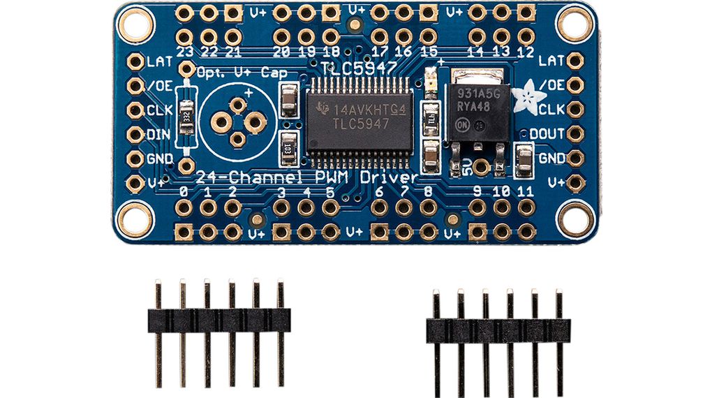 24-Channel 12-bit PWM LED Driver - SPI Interface - TLC5947