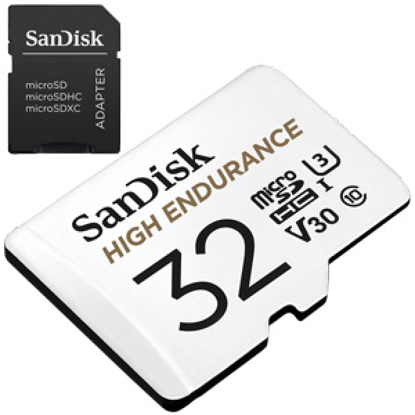 SanDisk High Endurance SD Kaart - 32GB (Nog maar 4 op voorraad)