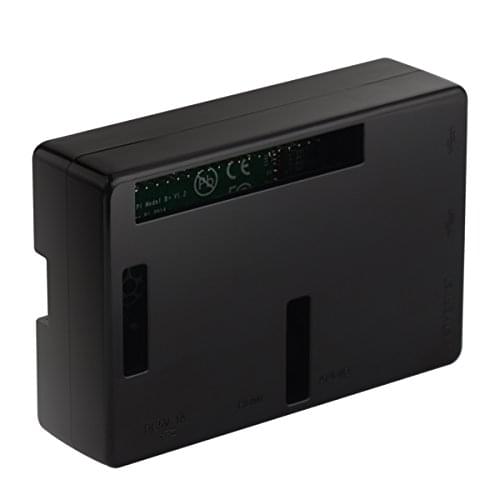 Behuizing vierkant 2B, 3B, 3B+ Zwart (Nog maar 3 op voorraad)