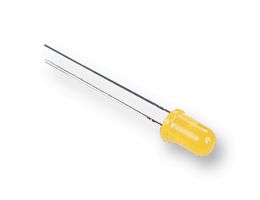 LED 5mm Knipperende led Geel diffuus