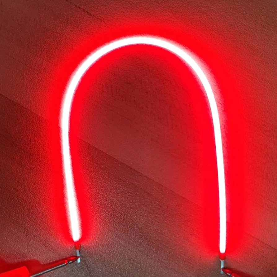 Noodle 'Noods' Flexibel LED Filament 3V 78mm COB Rood