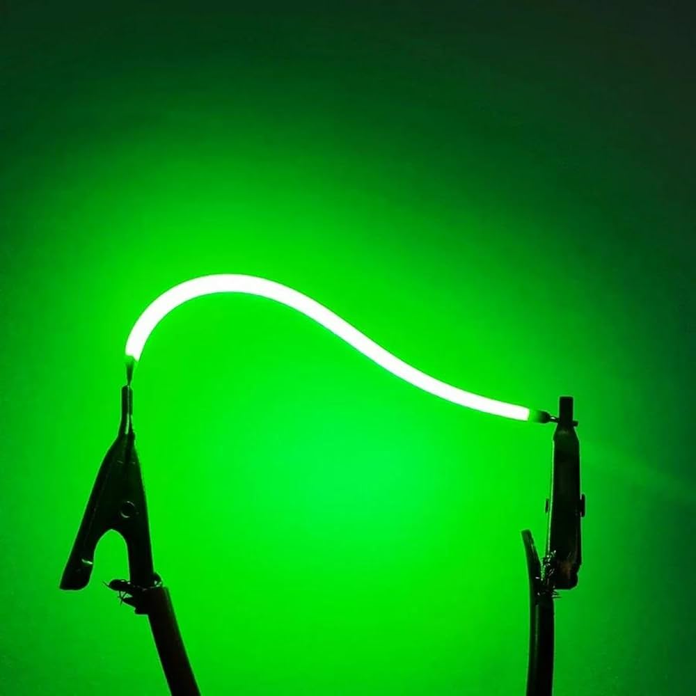 Noodle 'Noods' Flexibel LED Filament 3V 138mm COB Groen
