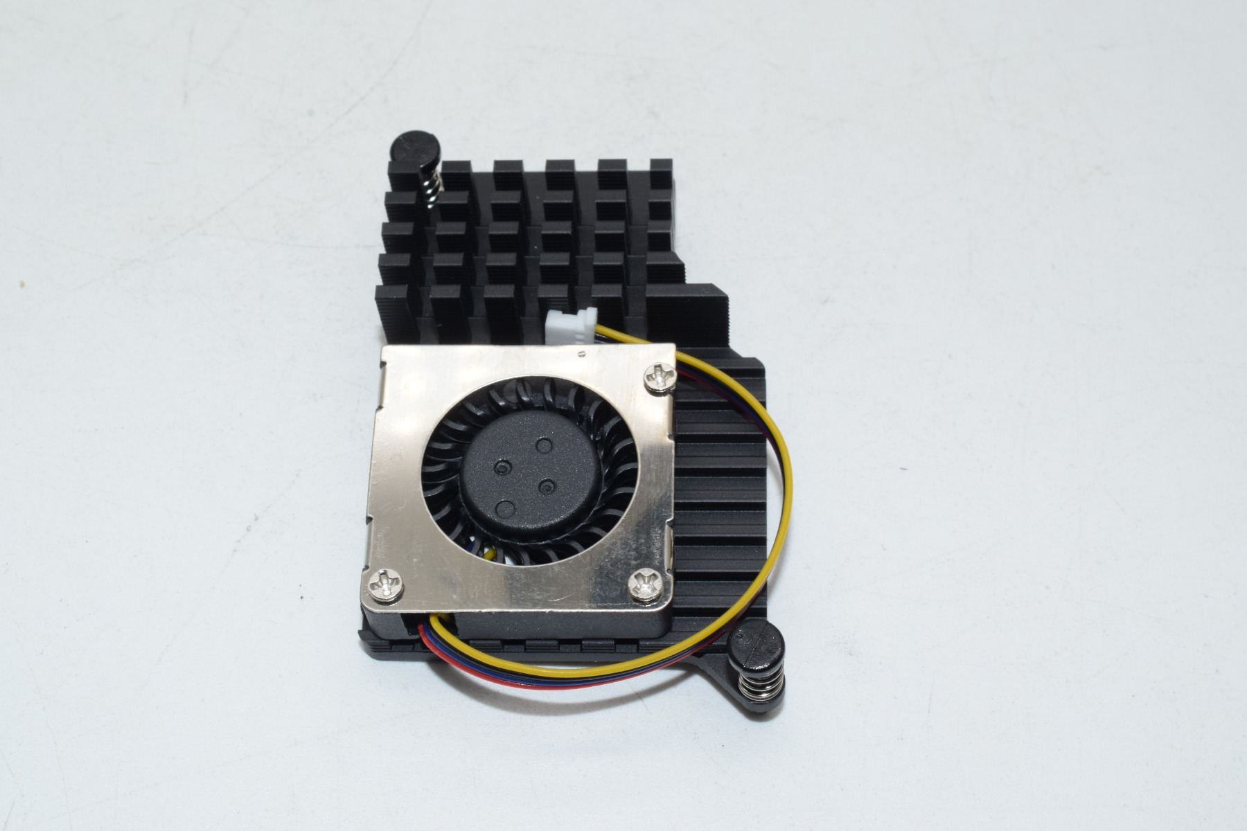 Raspberry PI 5B Koeling + Ventilator - Zilver/Zwart (❌Kan nageleverd worden)