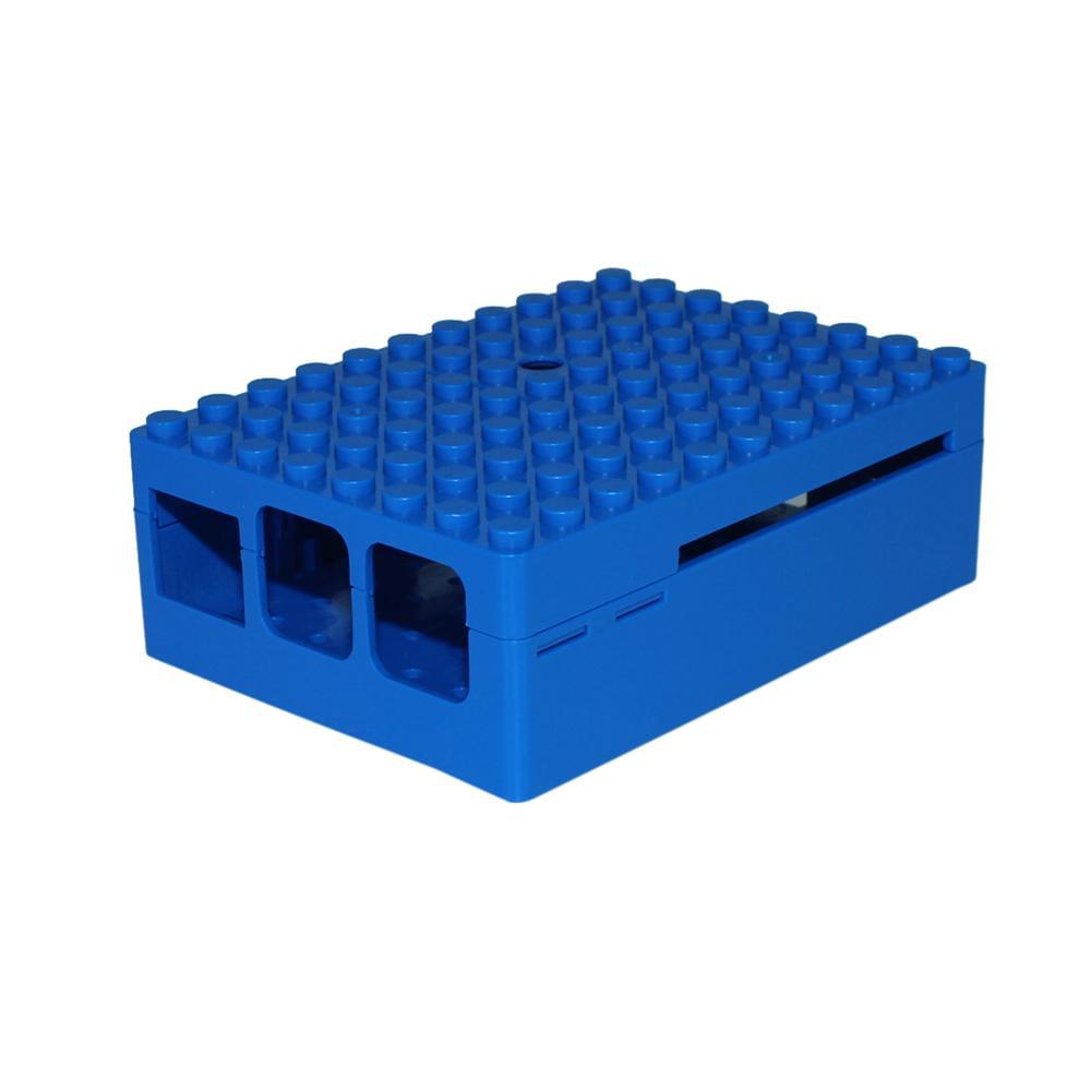 Pi-Blox Behuizing voor LEGO en Raspberry pi B+ / 2B / 3B / 3B+ Blauw