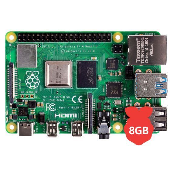 Raspberry Pi 4 Model B / 8GB (     ✅ Op voorraad )