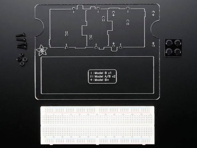Adafruit: Adafruit Pi Dish for Raspberry Pi - Includes Breadboard