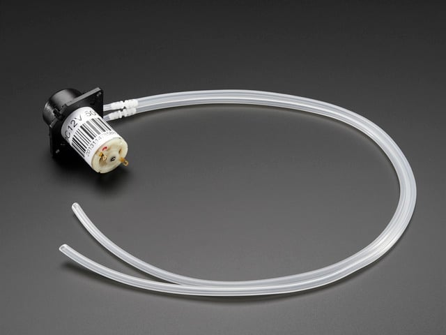 Peristaltic Liquid Pump with Silicone Tubing - 12V DC Power