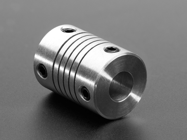 Aluminum Flex Shaft Coupler - 5mm to 8mm
