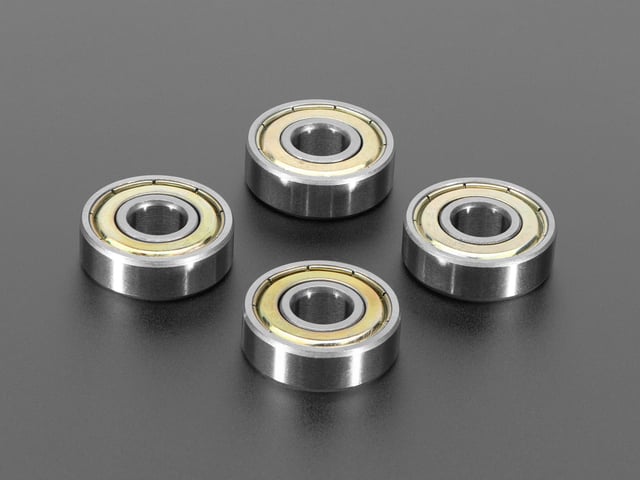 Radial Ball Bearing 608ZZ - Set of 4