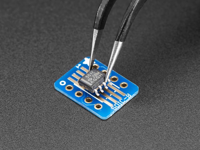 SMT Breakout PCB for SOIC-8, MSOP-8 or TSSOP-8 - 6 Pack!