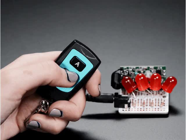 Keyfob 2-Button RF Remote Control - 315MHz