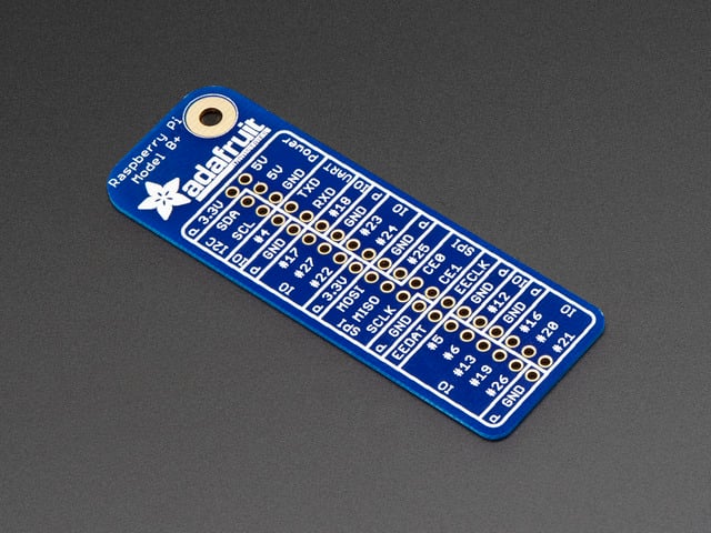 Adafruit GPIO Reference Card for Raspberry Pi Model B+/Pi 2/Pi 3