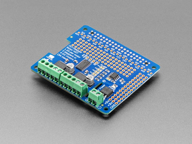 Adafruit DC & Stepper Motor HAT for Raspberry Pi - Mini Kit