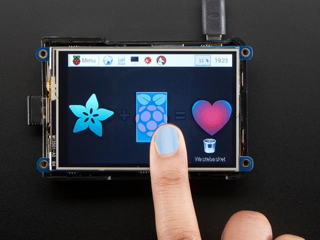 PiTFT Plus 480x320 3.5" TFT+Touchscreen for Raspberry Pi