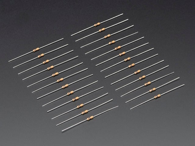 Through-Hole Resistors - 10K ohm 5% 1/4W - Pack of 25