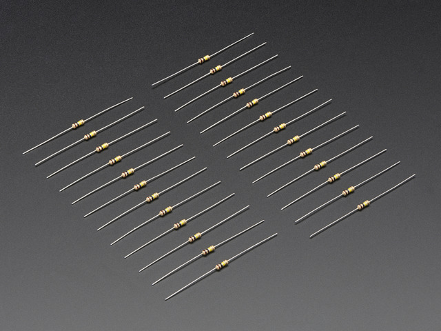 Through-Hole Resistors - 100K ohm 5% 1/4W - Pack of 25