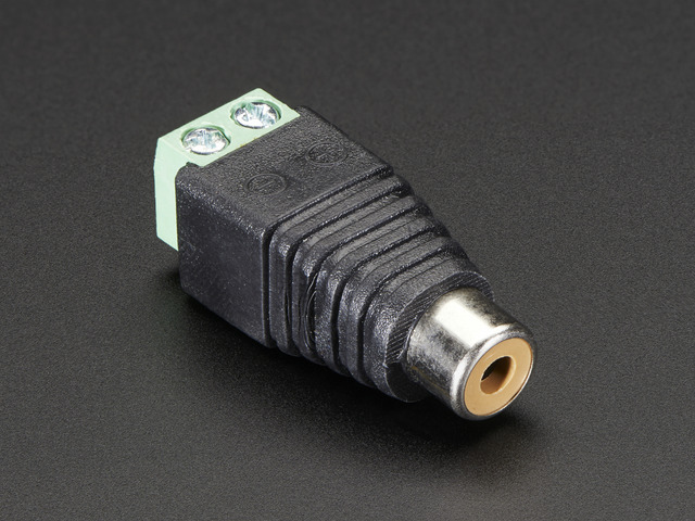 RCA (Composite Video, Audio) Female Jack Terminal Block