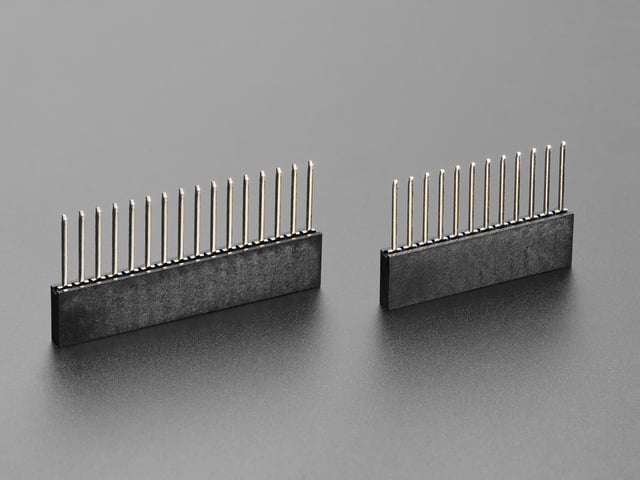 Stacking Headers for Feather - 12-pin and 16-pin female headers