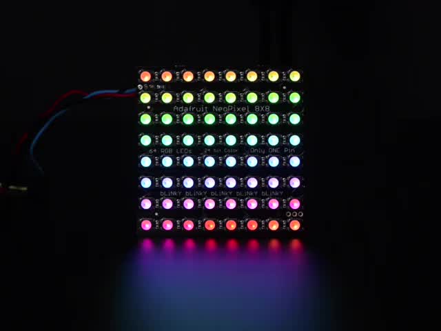 Adafruit NeoPixel NeoMatrix - 64 RGBW - Natural