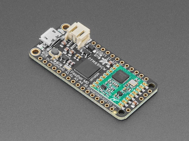 Adafruit Feather M0 RFM69HCW Packet Radio - 868 or 915 MHz