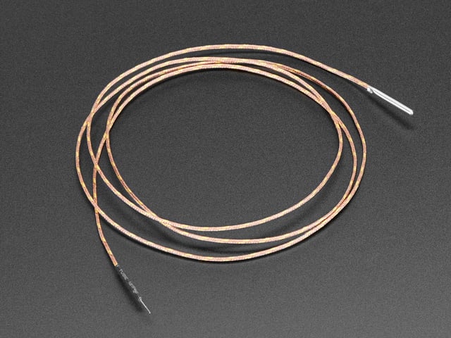 Thermocouple Type-K Glass Braid Insulated Stainless Steel Tip