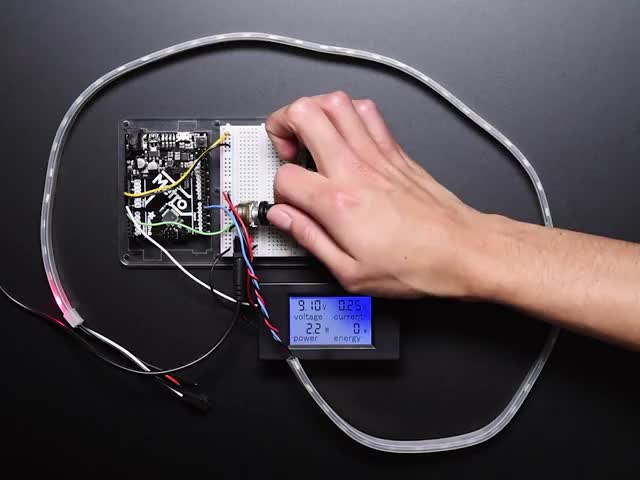 Large Panel-Mount Digital Power Meter - 6.5V to 100VDC up to 20A