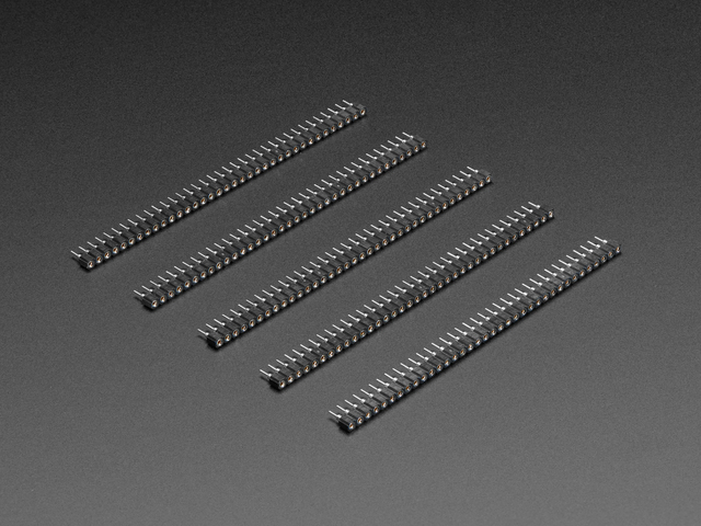 36-pin Swiss Female Socket Headers - Pack of 5