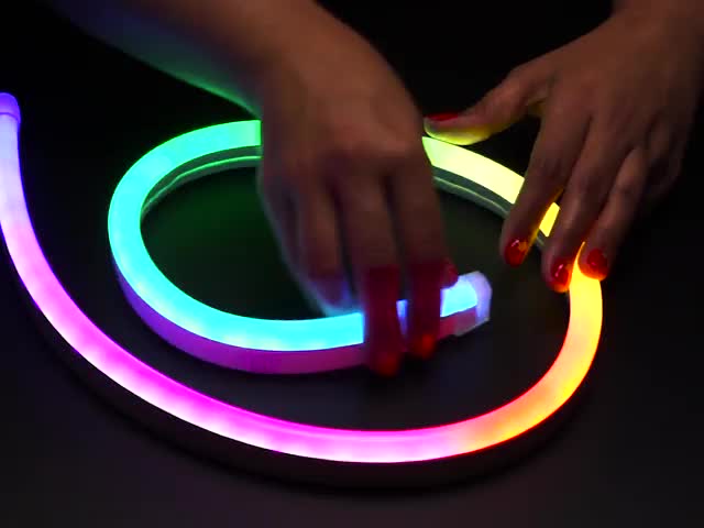 NeoPixel RGB Neon-like LED Flex Strip with Silicone Tube