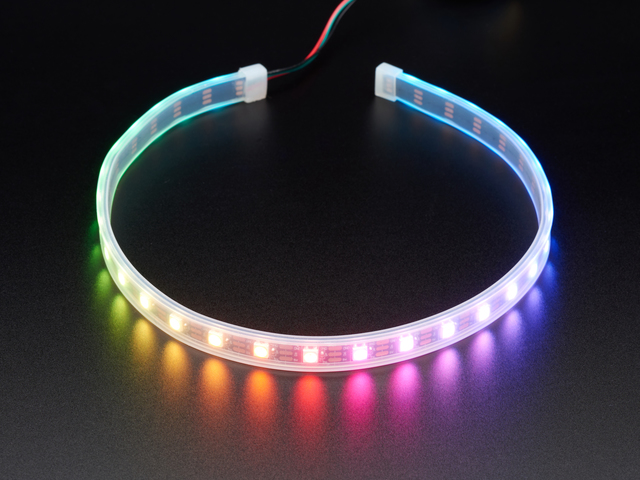 Adafruit NeoPixel LED Strip with 3-pin JST PH 2mm Connector