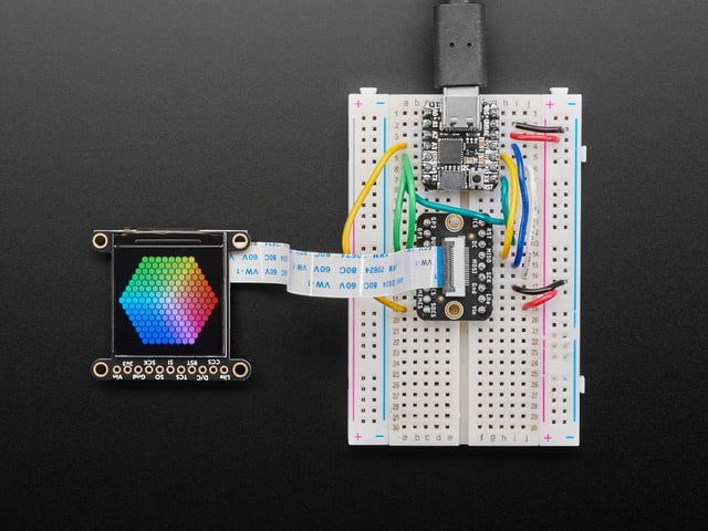 Adafruit 1.3" 240x240 Wide Angle TFT LCD Display with MicroSD