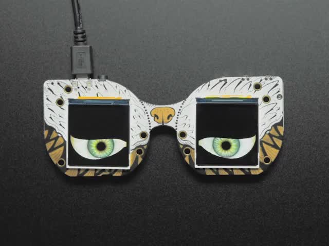 Adafruit MONSTER M4SK - DIY Electronic Eyes Mask