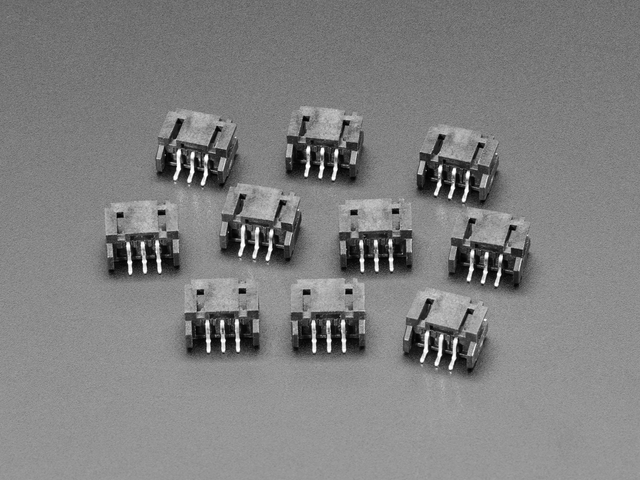 JST PH 2mm 3-pin Horizontal Connector (10-pack)