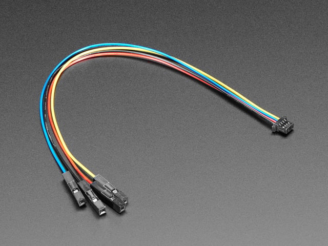 STEMMA QT / Qwiic JST SH 4-pin Cable with Premium Female Sockets