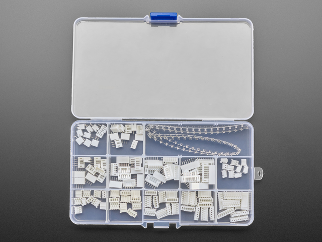 2.0mm Pitch Connector Kit - JST PH Compatible - 220 Piece Kit
