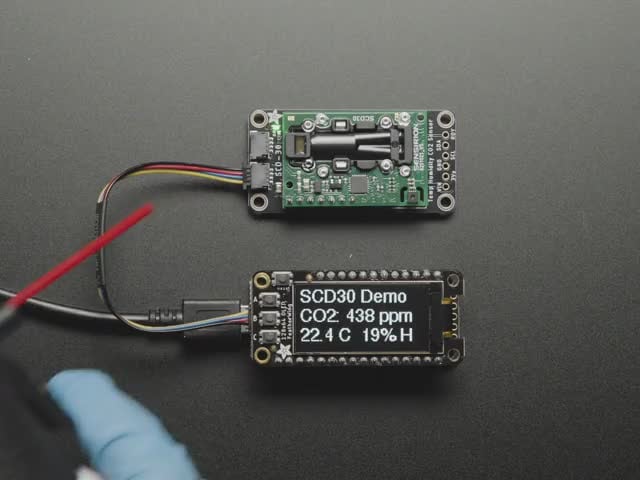 Adafruit SCD-30 - NDIR True CO2 Temperature and Humidity Sensor
