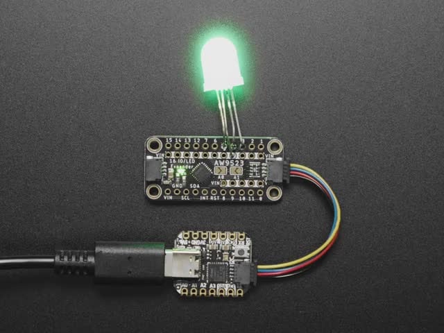 Adafruit AW9523 GPIO Expander and LED Driver Breakout