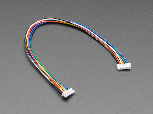 1.25mm Pitch 8-pin Cable 20cm long 1:1 Cable