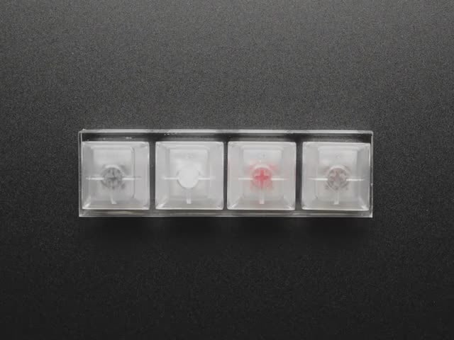Kailh Mechanical Four Key Tester: White Black Red Brown Switches