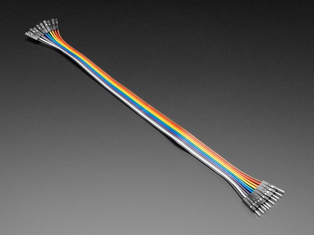 Premium Female/Male 'Extension' Jumper Wires - 10 x 12" (300mm)