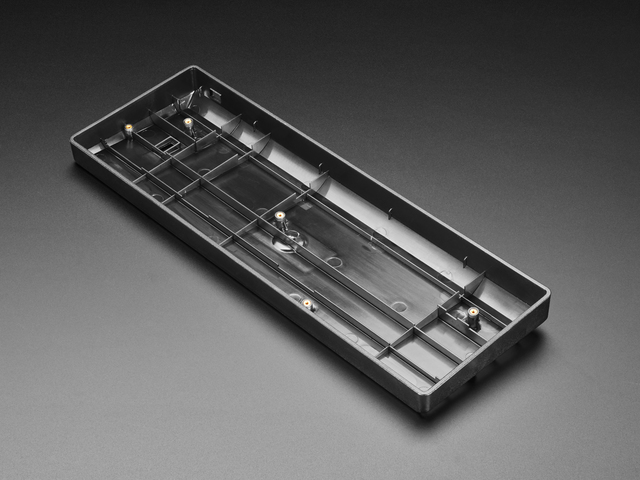 Translucent Smoke Plastic 60% / GH60 Keyboard Shell