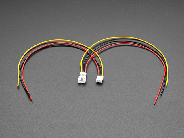 2.0mm Pitch 3-pin Cable Matching Pair - JST PH Compatible