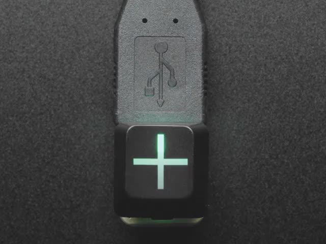 Etched Glow-Through Keycap - Zener ESP Plus Design