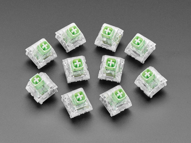 Kailh Mechanical Key Switches - Thick Click Jade Box - 10 pack