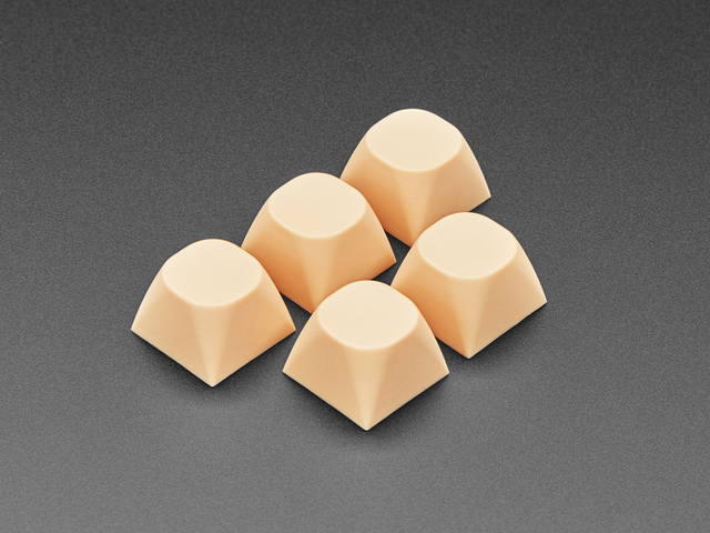 Orange Cream MA Keycaps for MX Compatible Switches - 5 pack