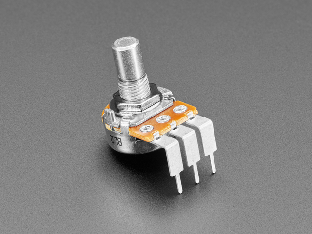 Alpha Single-Gang 16mm Right-angle PC Mount - 100K Reverse Audio